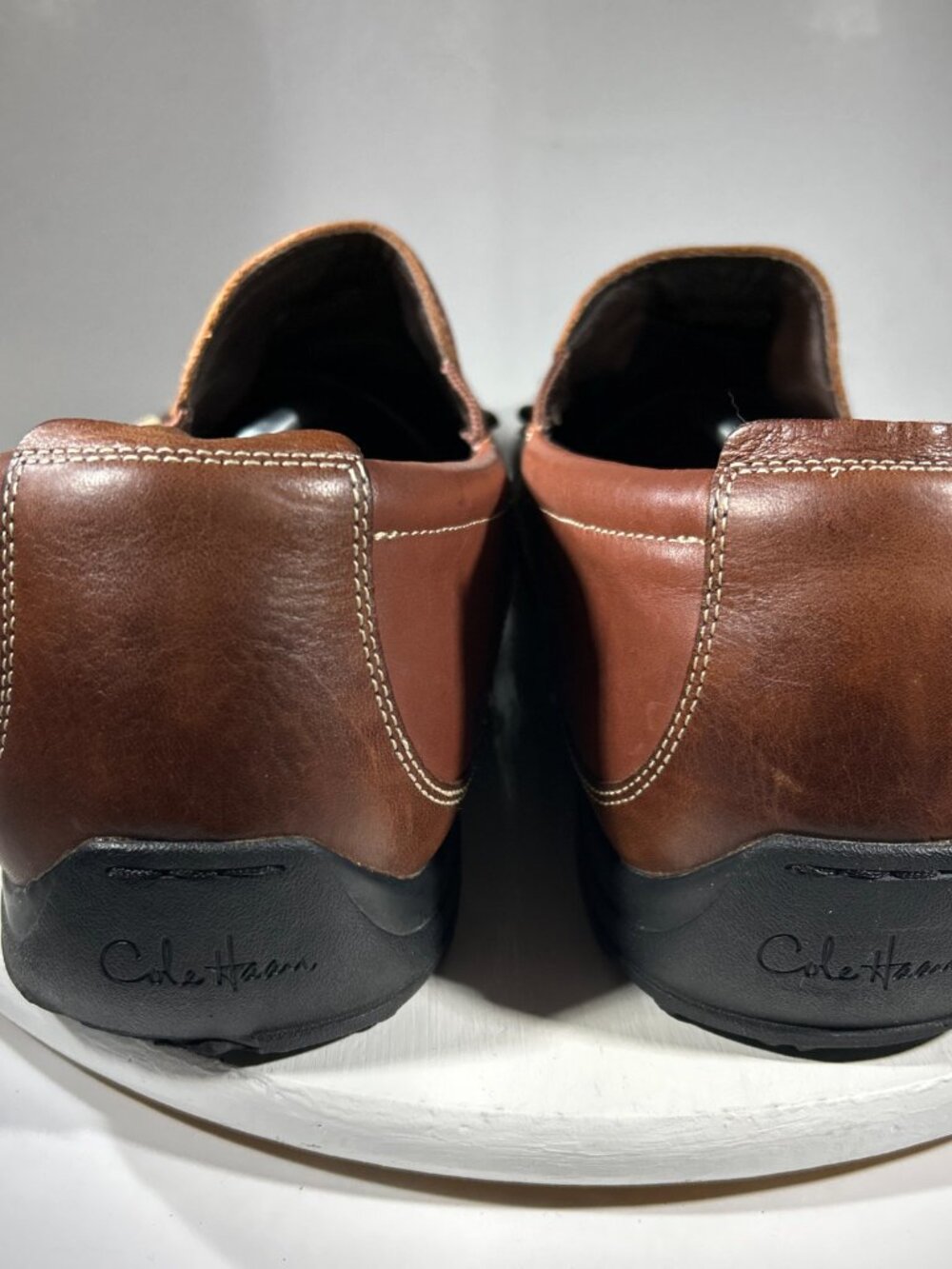 Cole Haan Tucker Venetian Mens Loafers Slip On Leather Shoes Size 15 M Brown CH - Picture 6 of 12